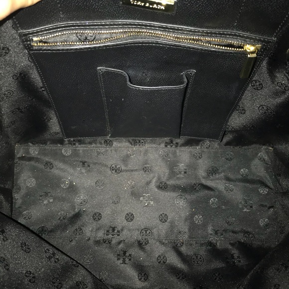 Tory Burch large black tote - Picture 2 of 5